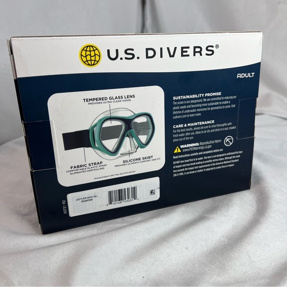 U.S. DIVERS PLAYA ADULT MASK DBLU - Picture 3 of 3